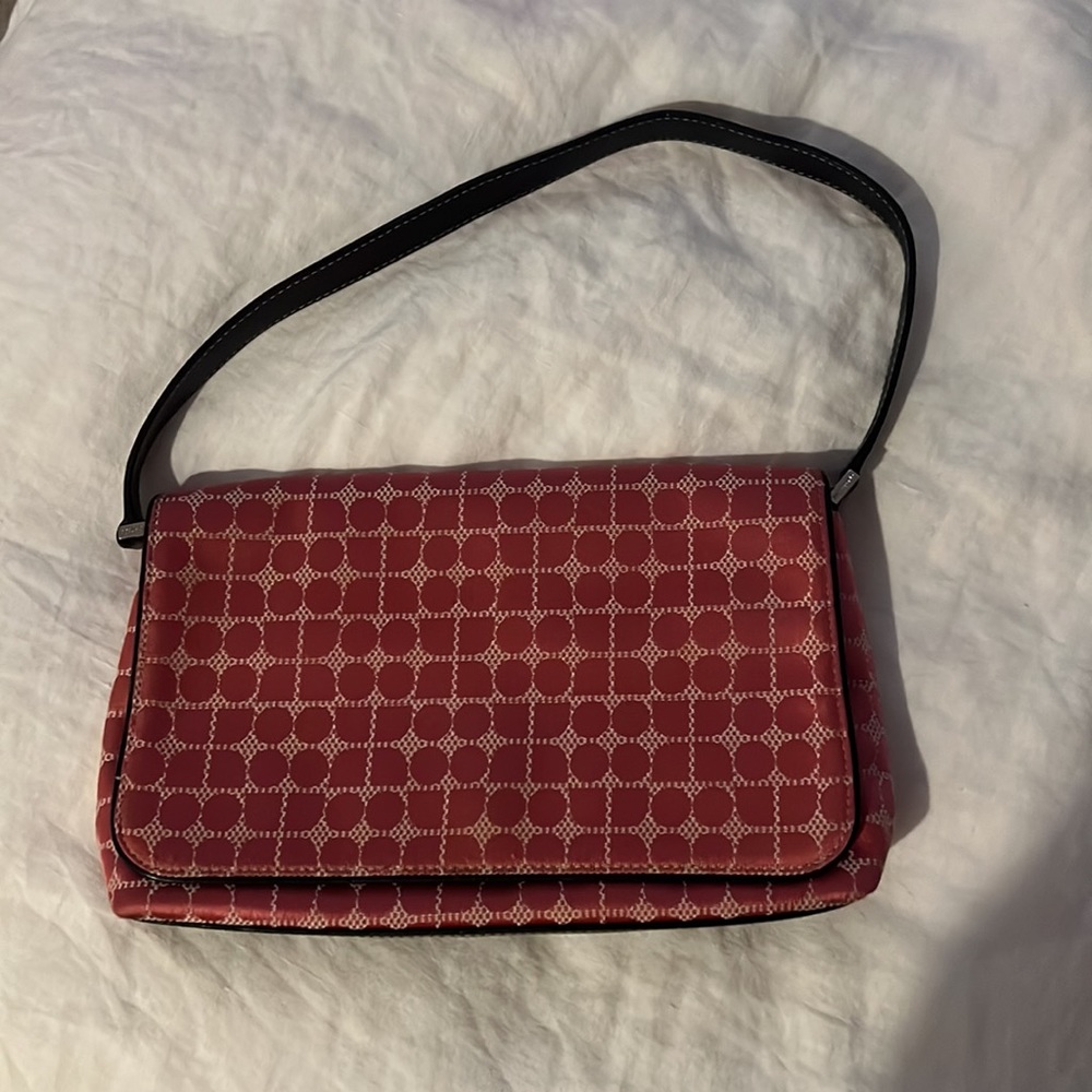 SALE!! Kate Spade Pink Dot Noel Jacquard Bag